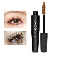 Maydear Brown Mascara For Eyelashes Waterproof Colored Mascara Long Lasting Smudgeproof Color Mascara For Women Fast Dry Length