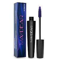 Maydear Purple Mascara For Eyelashes Waterproof Colored Mascara Long Lasting Smudgeproof Color Mascara For Women Fast Dry Lengt