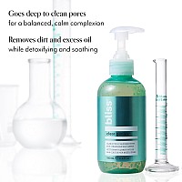 Bliss Clear Genius Clarifying Gel Cleanser 64 Fl Oz Salicylic Acid Bha To Purify Pores Remove Excess Oil Dirt Nondryi