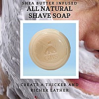 Gbs Mens Shaving Soap Pack 97 All Natural Enriched With Shea Butter Glycerin Creates Rich Lather Form 3 Oz Each Nourishes