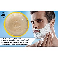 Gbs Mens Shaving Soap Pack 97 All Natural Enriched With Shea Butter Glycerin Creates Rich Lather Form 3 Oz Each Nourishes