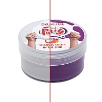 Del Sol Color-Changing Putty - White to Purple, 2.05oz