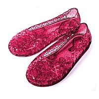 Del Sol Color-Changing Pink Jelly Shoes, Kids Size 7