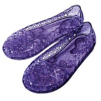 Del Sol Color-Changing Jelly Shoes - Purple, Size 9 Kids