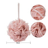 Kakooi Bath Sponges Shower Loofah For Body Exfoliation3 Pcs Browngraypink