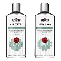 Cremo Richlathering Silver Water Birch Body Wash A Revitalizing Combination Of Glacierfed Streams And White Birch 16 Fl Oz