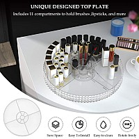 Hemtroy 360 Degree Rotating Makeup Organizer Extra Large Capacity Perfume Organizer Removable Diy 7 Layers Make Up Organizer F