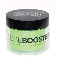 Style Factor Edge Booster Strong Hold Water Base Pomade Excellent For Taming Edges Braiding Hair Sugar Melon 338Oz