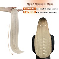 Sunny Hair Itip Human Hair Extensions Add Length Platinum Blonde I Tip Hair Extensions Human Hair Blonde Itip Hair Extensions Re