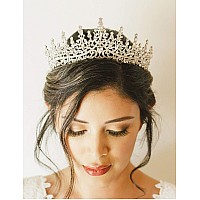 Sweetv Crystal Wedding Tiara For Womenroyal Queen Crownrhinestone Princess Tiara Hair Accessories For Quinceanera Pageant Prom