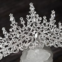 Sweetv Crystal Wedding Tiara For Womenroyal Queen Crownrhinestone Princess Tiara Hair Accessories For Quinceanera Pageant Prom