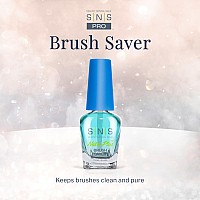 Sns Nail Polish Remover For Nail Dip Powder Brush Saver Maintains Soft Clean Brushes Between Applications Convenient Size