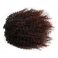 Rosessea Short Afro Kinky Curly Ponytail Hair Piece For African American Ponytail Extension Synthetic Afro Kinky Curly Ponytail