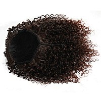 Rosessea Short Afro Kinky Curly Ponytail Hair Piece For African American Ponytail Extension Synthetic Afro Kinky Curly Ponytail