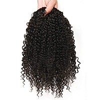 Rosessea Short Afro Kinky Curly Ponytail Hair Piece For African American Ponytail Extension Synthetic Afro Kinky Curly Ponytail