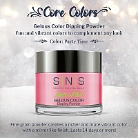 Sns Nail Dip Powder Gelous Color Dipping Powder Party Time Pink Longlasting Dip Nail Color Lasts 14 Days Lowodor No