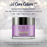 Sns Nail Dip Powder Gelous Color Dipping Powder Violet Lovers Purplelavender Cream Longlasting Dip Nail Color Lasts 14