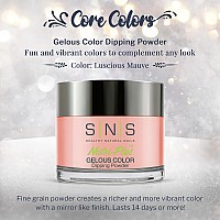 Sns Nail Dip Powder Gelous Color Dipping Powder Luscious Mauve Pinkpastel Cream Longlasting Dip Nail Color Lasts 14 Da