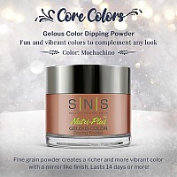 Sns Nail Dip Powder Gelous Color Dipping Powder Mochachino Brown Longlasting Dip Nail Color Lasts 14 Days Lowodor N