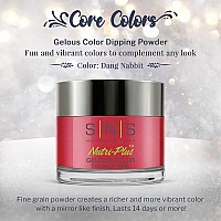 Sns Nail Dip Powder Gelous Color Dipping Powder Dang Nabbit Red Longlasting Dip Nail Color Lasts 14 Days Lowodor No