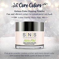 Sns Nail Dip Powder Gelous Color Dipping Powder Barely There Pink Pink Pastelcream Shimmer Longlasting Dip Nail Color