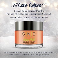 Sns Nail Dip Powder Gelous Color Dipping Powder Orange Its Obvious Orange Peachcoral Cream Longlasting Dip Nail Col