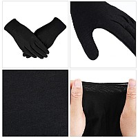 60 Pieces Glove Soft Stretchy Working Glove Costume Reusable Large Mitten For Inspection Photo Jewelry Silver Coin Archive Servi