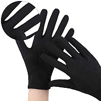 60 Pieces Glove Soft Stretchy Working Glove Costume Reusable Large Mitten For Inspection Photo Jewelry Silver Coin Archive Servi