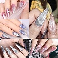 Mizhse 10Ml6 Colors Cat Eye Gel Nail Polish Crystal Magnetic Gel Polish Glitter Pink Gold Sparkle Gel Polish Set With Universa