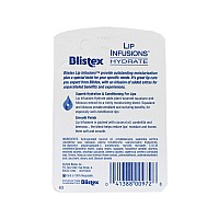 Blistex Lip Infusions Hydrate Lip Moisturizer 013 Ounce 6 Pack