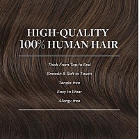 Goo Goo Clip In Hair Extensions Real Human Hair Remy Human Hair Extensions Clip Ins For Women Natural Human Hair 20Inch 120G