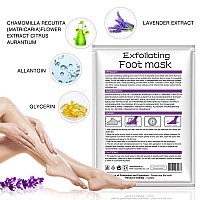 Foot Peel Mask 2 Pack Of Peeling Mask Natural Foot Care Exfoliating Mask Treatment Repairs Cracked Heels Calluses Removes D