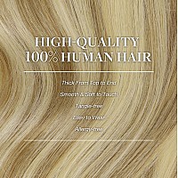 Goo Goo Clip In Hair Extensions Real Human Hair Remy Human Hair Extensions Clip Ins For Women Natural Human Hair 20Inch 120G