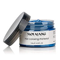 Instant Hair Dye Wax Sovoncare Blue Temporary Color Hair Wax Natural Hairstyle Cream Mud For Men Women Christmas Cosplay Date