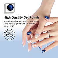 Venalisa Gel Nail Polish 12Ml Deep Pearly Blue Color Soak Off Uv Led Nail Gel Polish Nail Art Starter Manicure Salon Diy At Hom