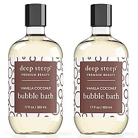 Deep Steep Bubble Bath 17 Ounce Pack Of 2 Vanilla Coconut