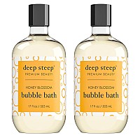 Deep Steep Bubble Bath 17 Ounce Pack Of 2 Honey Blossom