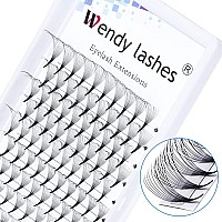 Lash Extensions Premade Volume Eyelash Extension 8-14mm Mixed 6D 10D 12D 16D Short Stem Premade Fans D curl 007mm Volume Lash Extensions Supplies(12D-007-D, 8-14mm Mixed Tray)