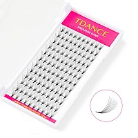 Tdance Eyelash Extensions 10D Superior Lash Extensions Premade Fans Russion Volume Fans D Curl 005 Thickness Middle Stem 16Mm M