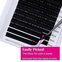 Eyelash Extensions 7-15mm Mixed C Curl Lash Extensions 0.05mm Classic Lashes Matte Black Individual Lashes Silk Eyelash Extension Supplies Use by FADVAN (16rows-0.05C, 7-15mm Mix)