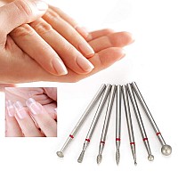 Nail Drill Manicure Drill Bit, Diamond Sand Electric Manicure Grinding Head Nail Art Manicure Drill Bit Accessory Nail Polishing Tool for Perfect Grinding Effect(No.05)