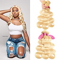 Yisea Brazilian 613 Body Wave 3 Bundles 300G 12A Unprocessed Virgin Hair 100 Human Hair 613 Body Wave Bundles Body Weave Hair E