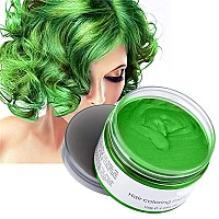 Acosexy Green Wax Hair Color Natural Hair Strong Style Gel Cream Hair Dye Instant Hairstyle Mud Cream For Party Cosplay Masq