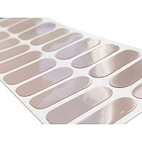 Tough Girls 20 Exquisite Gel Nail Polish Strips Wapplication Accessories No Uvled Lamp Required Nude