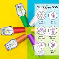 Sns Base Coat Nail Polish For Nail Dip Powder Set 4 Pack Longlasting Fastdrying Nail Strengtheners Gel Base For Quality C