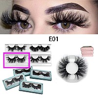 Wholesale 25Mm Mink Lashes Mikiwi E015 Real Mink Eyelashes Thick Handmade Full Strip Lashes Crueltyl Free Fluffy Lash Drama