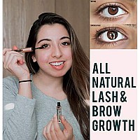 Castor Oil (2Oz) + Filled Mascara Tube Usda Certified Organic, 100% Pure, Cold Pressed, Hexane Free By Live Fraiche. Stimulate Growth For Eyelashes, Eyebrows, Hair. Lash Growth Serum. Brow Treatment