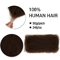 Fashion Idol Afro Kinkys Bulk Human Hair For Dreadlock Extensions Loc Repair Braiding Twist Afro Kinky Human Hair For Locs 1 Pac