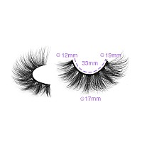 Wiwoseo False Eyelashes Natural Wispy Fluffy Cat Eye Lashes 16Mm Faux Mink Lashes Crossed Strip Eye Lashes 14 Pairs Pack