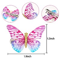 Boao 18 Pieces Glitter Butterfly Hair Clips For Girls Teens Women Hair Accessories Novelty Style